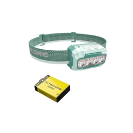 Nitecore HA23 UHE grøn pandelampe - sæt med 1 stk. HLB1500 batteri