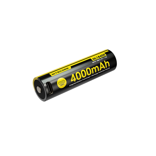 Nitecore NL1840R 18650 Li-ion batteri 4000 mAh USB