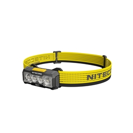 Nitecore NU27 MCT genopladelig pandelampe 600 lumen, sort/gul