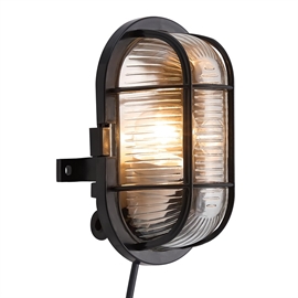Nordlux Skotlampe udendørs væglampe IP44, sort
