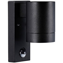 Nordlux Tin Maxi udendørs væglampe med sensor IP54 - sort