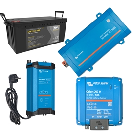 Victron 280Ah Lithium pakkesæt med 1600W inverter