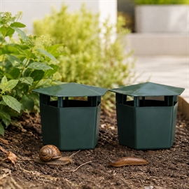 Pro Garden Sneglefælde, Sæt med 2 stk. Grøn