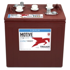 Trojan T-125 Plus Deep cycle blybatteri 6V 240Ah 
