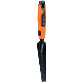 Black+Decker ukrudtsske 35 cm til havearbejde sort/orange